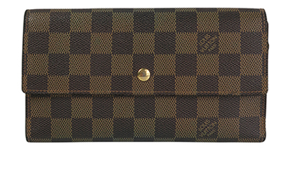 Louis Vuitton Long Trifold Wallet, front view